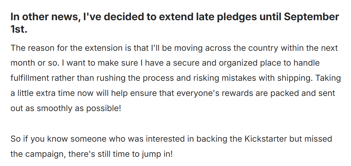 HunterGamerT's tweet photo. Pledges are extended again, give it a read and see if you like it! https://t.co/lPnu2CXSXx https://t.co/hnKyb0CoeJ