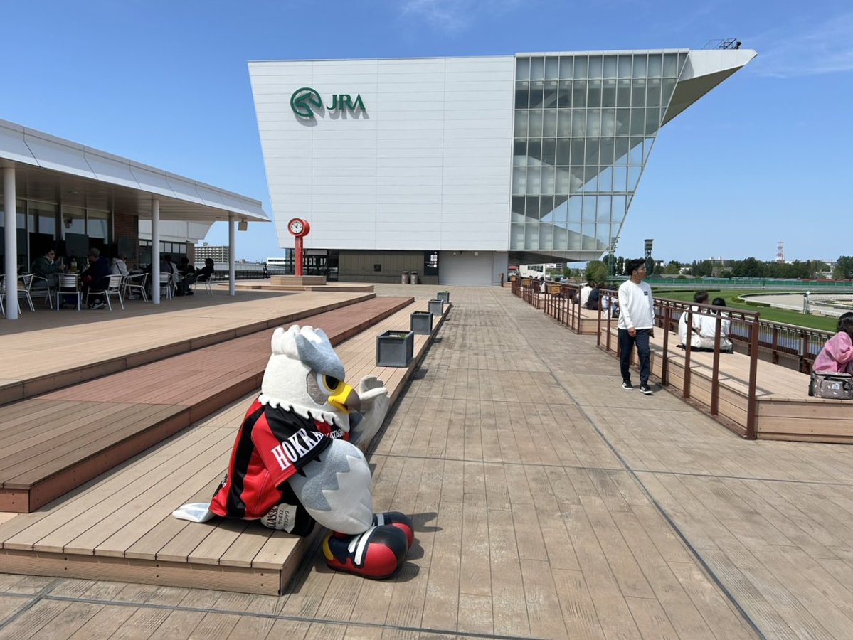 dolekun's tweet photo. 競馬場、とても楽しかったよ！🐴🏟️✨ https://t.co/2TwDP9ireN