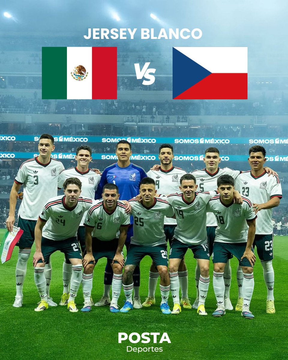 POSTADeportes's tweet photo. 👕🇲🇽 ¡EL TRI SE VESTIRÁ DE GALA EN EL MUNDIAL! 🤩🔥

La Selección Mexicana no se guardará nada y estrenará sus tres indumentarias durante la fase de grupos de la Copa del Mundo. 🏆 https://t.co/ccDlPkl9fJ