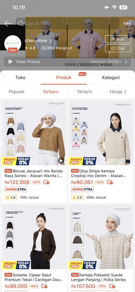 Airapeje's tweet photo. GILA BERASAN NEMU HIDDEN GEMS😭

Cakep smuaa pliss😩🤍
Store ini dibuat khusus buat kita bingung mau check out yang mana 😭🛒✨

Satu baju masuk keranjang ❌
Semua masuk keranjang ✅😭💕 https://t.co/9KIDVQuL3l
