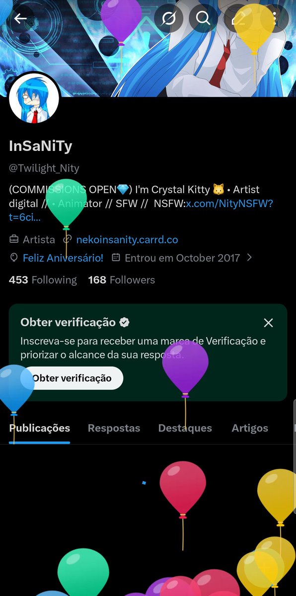 Twilight_Nity's tweet photo. Balões https://t.co/XtXJqEPFC5