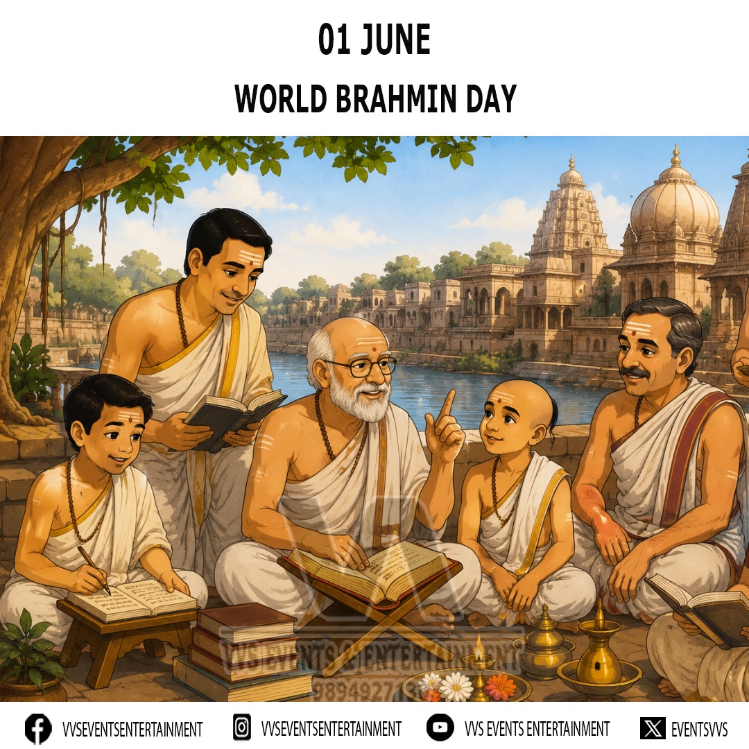 EventsVvs's tweet photo. World Brahmin Day
World Brahmin Day 2026
#WorldBrahminDay
#WorldBrahminDay2026
#BrahminDay
#BrahminDay2026
#Brahmin
#WBD
#WBD2026
#WBDay
#WBDay2026
https://t.co/L3706S0fgY
https://t.co/h67tMARAhJ
https://t.co/qUpZgt4oWv
https://t.co/bM0Or8cH5S https://t.co/rGGbzqiMui