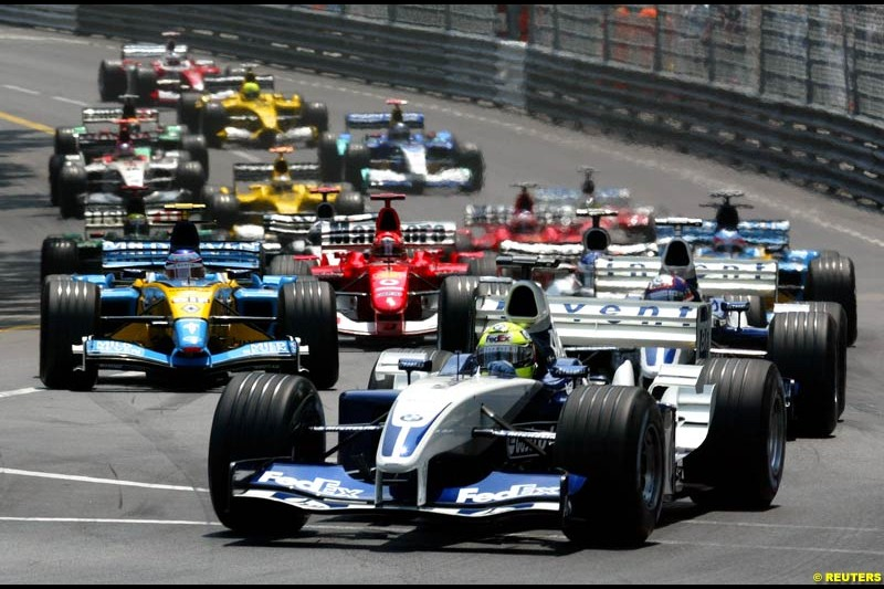 MsportXtra's tweet photo. #F1 #OnThisDay, June 1st 2003. Three different teams on the podium of the #MonacoGP with @jpmontoya (@WilliamsF1 ) winning the race ahead of Kimi Raikkonen (@McLarenF1 ) and @schumacher (@ScuderiaFerrari ). https://t.co/GBSbuamwz5 #MsportXtra @frentzen_hh https://t.co/4NqP2gDG4O