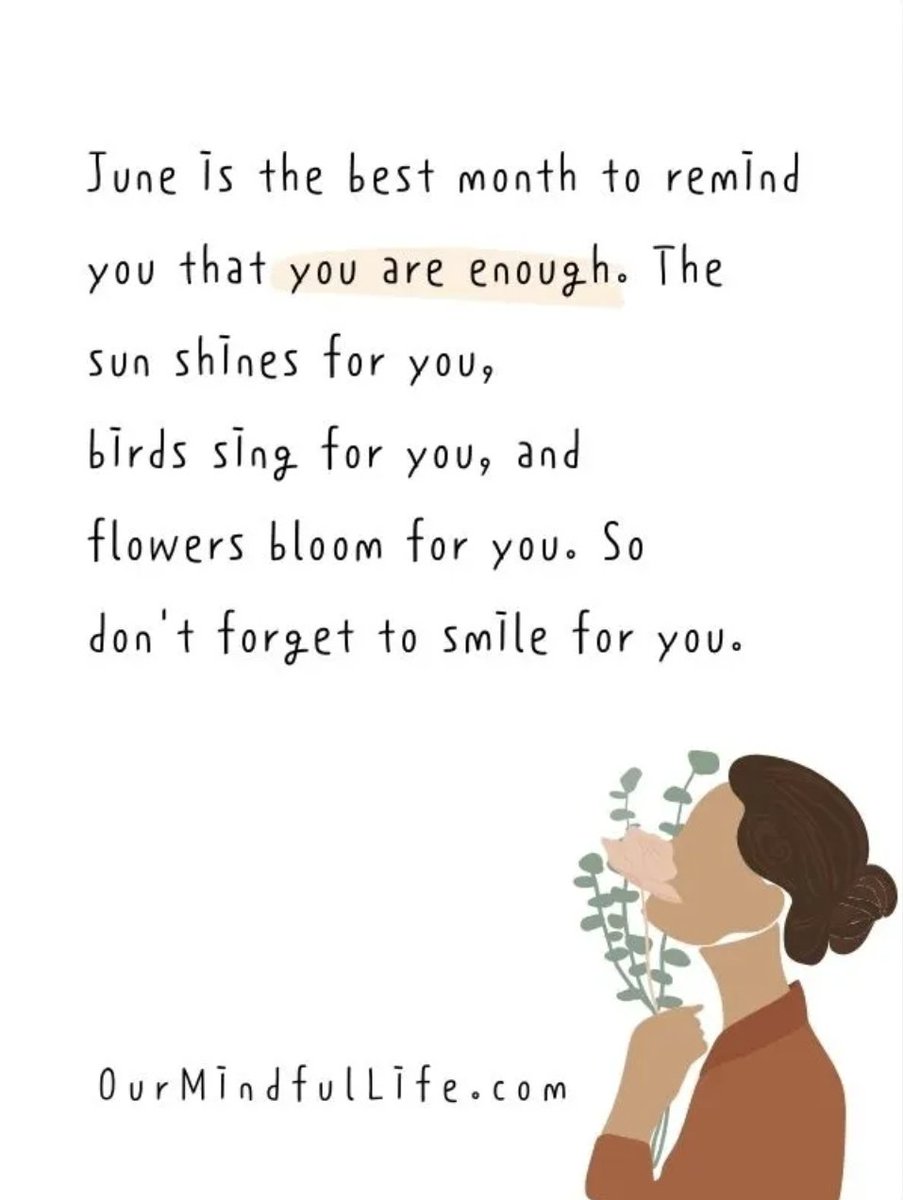 CicReach's tweet photo. Lets start the new month and the new week, reminding ourselves that we are enough! https://t.co/VbWjvOQI5t
