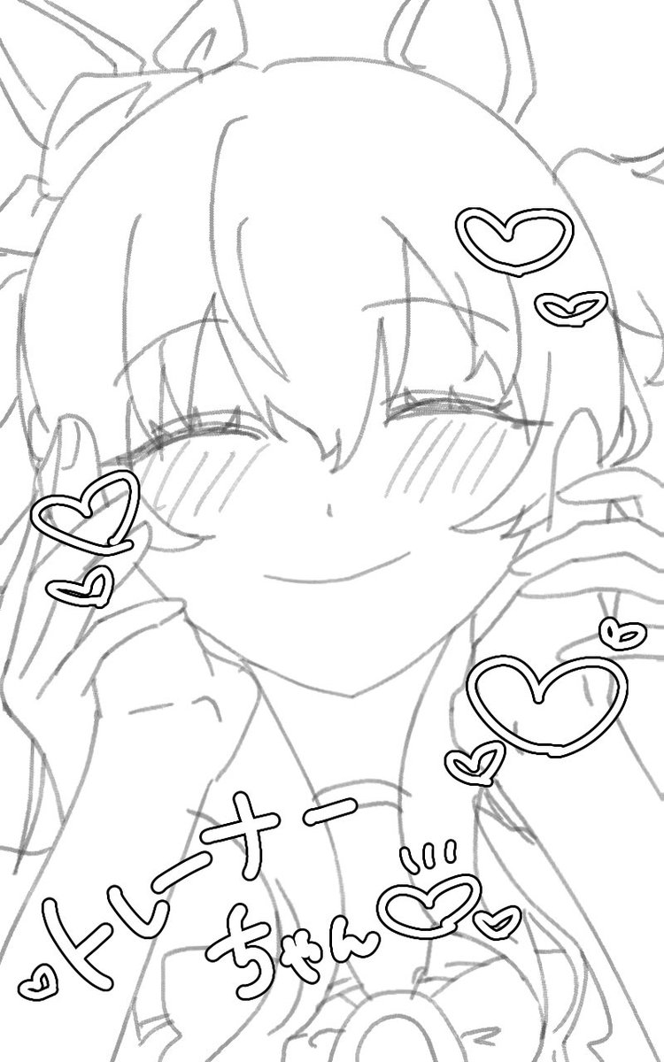 d3tfsk's tweet photo. まやのがにこにこだと、うれしいよー(；＿；)♡という、絵です(手だけマヤトレ要素アリ) https://t.co/mvRrIHRYdh
