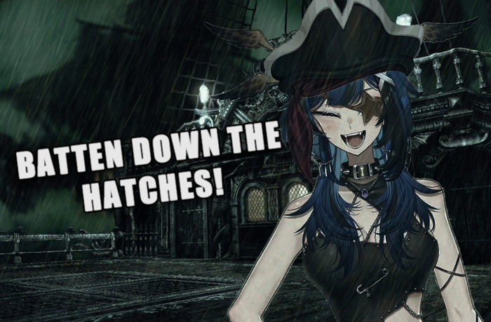 rekuna's tweet photo. @IsaaCorva Did you double check that you didn't purchase the deluxe VIP addon, "Pirate Crew in Thunderstorm"? If you did, this is likely why he can't help right now, he's gotta bury your treasure chest☠️ https://t.co/JkW130D9cR