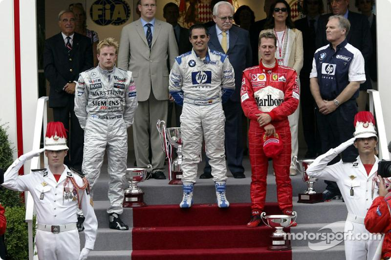 MsportXtra's tweet photo. #F1 #OnThisDay, June 1st 2003. Three different teams on the podium of the #MonacoGP with @jpmontoya (@WilliamsF1 ) winning the race ahead of Kimi Raikkonen (@McLarenF1 ) and @schumacher (@ScuderiaFerrari ). https://t.co/GBSbuamwz5 #MsportXtra @frentzen_hh https://t.co/4NqP2gDG4O