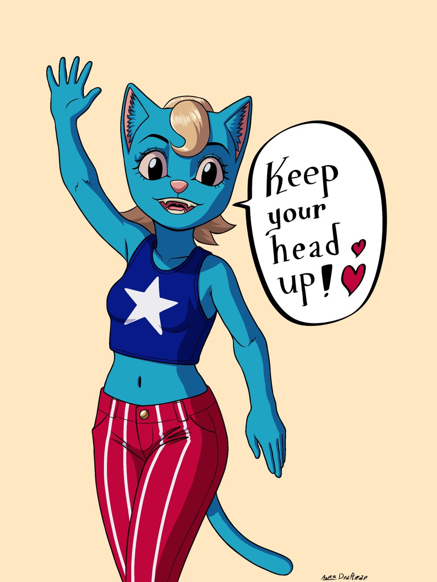 Azure_Draftman's tweet photo. Keep your head up! https://t.co/drrahXlatw