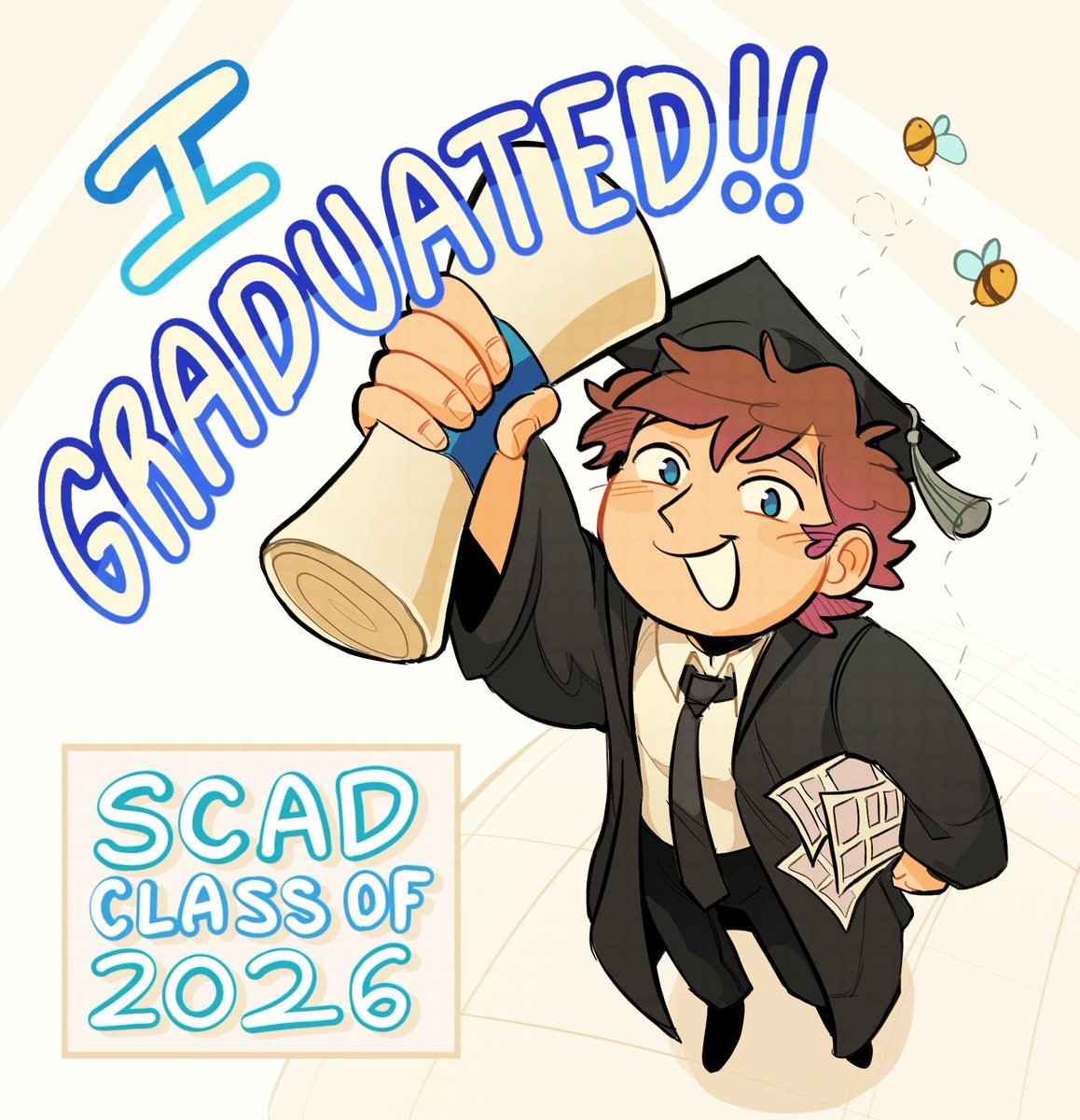 gorlicberd's tweet photo. i graduated from SCAD with a BFA in sequential art!! yay!! https://t.co/mHdeKIgJCn