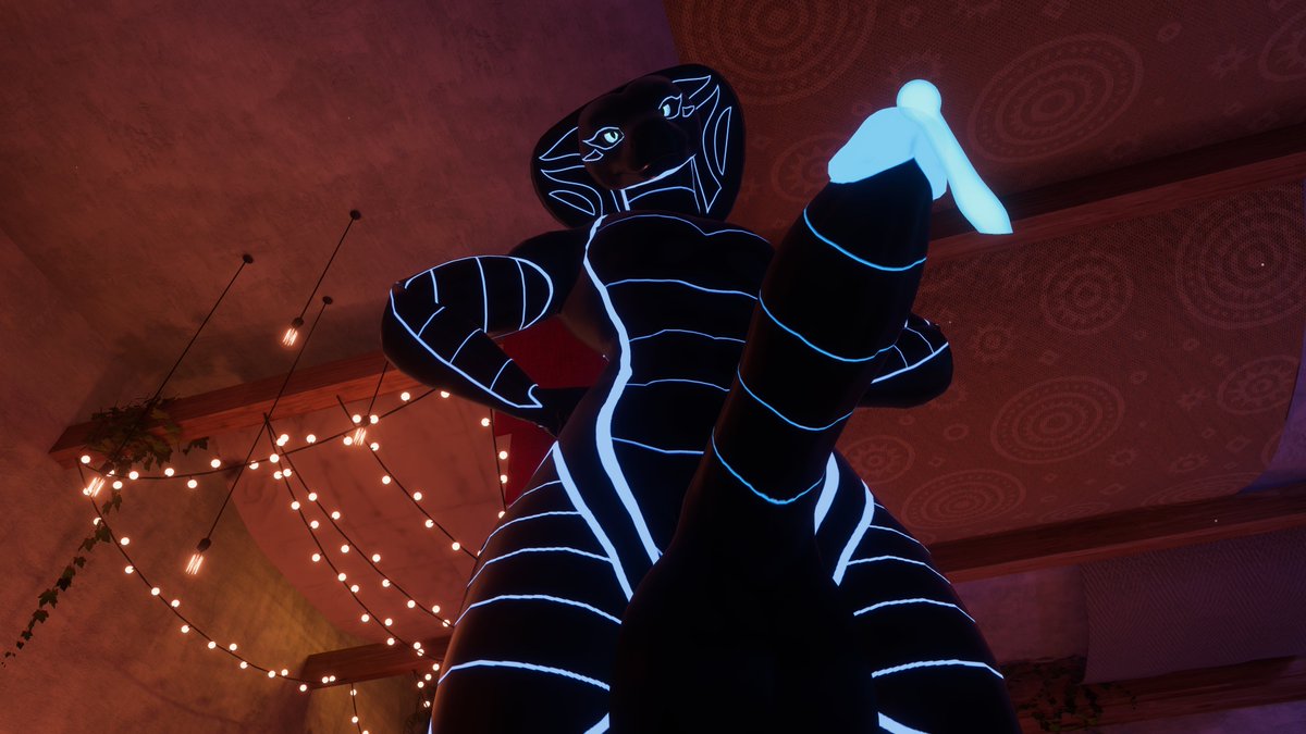 triglaive's tweet photo. NEW SNEK, WHO DIS

#VRchat #NSFW #Furry #Synth #Snake https://t.co/8KL029q4ZV