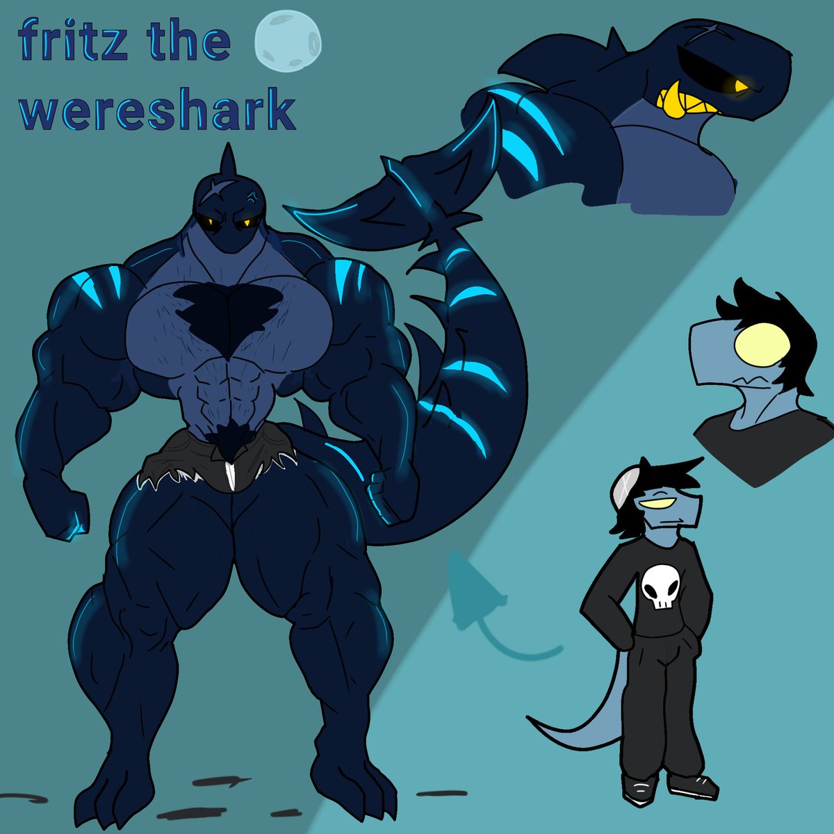 DBE2782's tweet photo. The blue moon sure does some wonders! :D (little thingy i did for my sona xd) https://t.co/QuzW9lGrUk