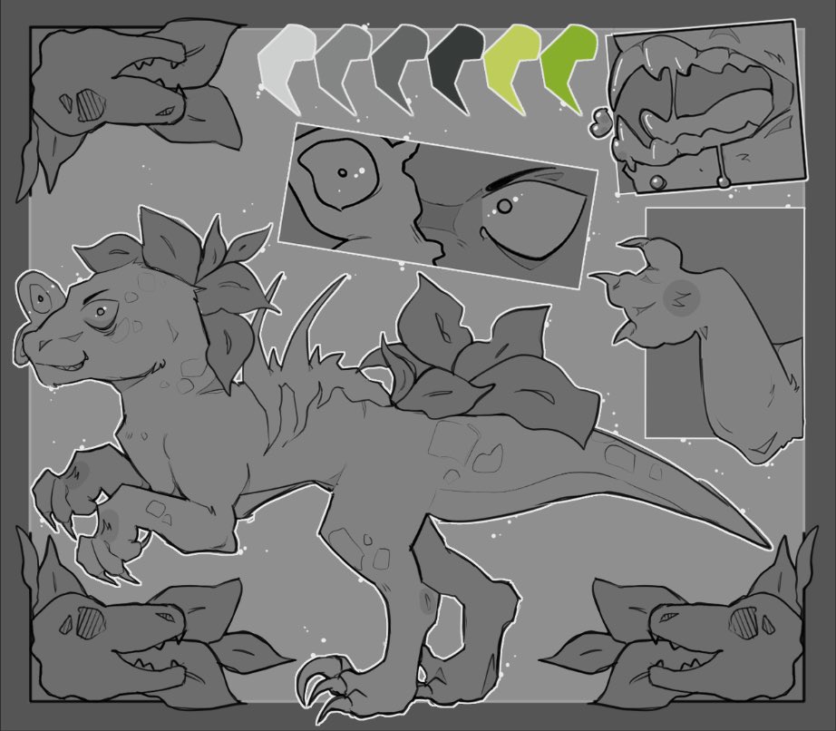 SSTARRYP0PP's tweet photo. Work in progress for a full reference custom for @JaegerGatorArts !!! This has been such a delightful challenge so far, I’m having a BLAST. https://t.co/FTazeNdDlL