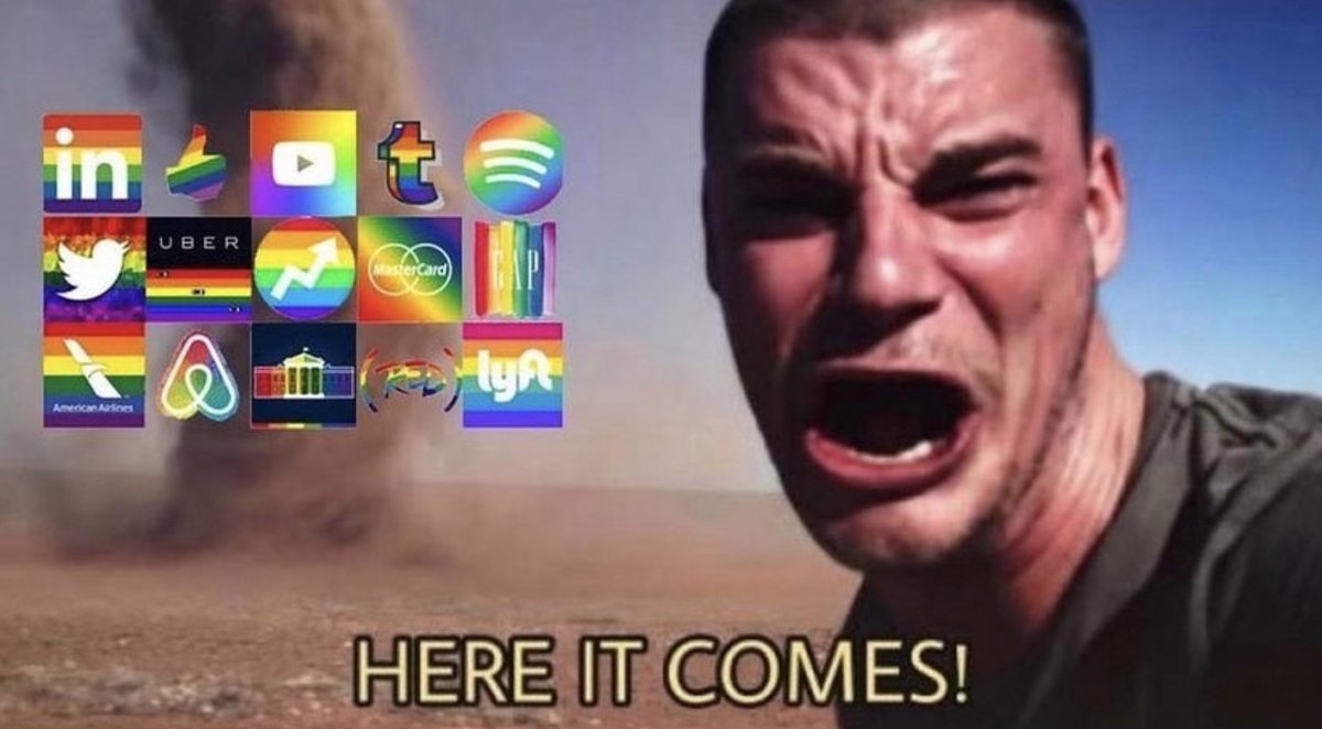 SolxoNSFW's tweet photo. As a reminder for pride month, companies that say they care and change to represent the lgbtq+ flag only care for the positive sales rep and the money it brings. 
Corporations don’t care about us at all!
#pridemonth #happypride #pride #lgbtqia #lgbt https://t.co/aeeeNd8nMT