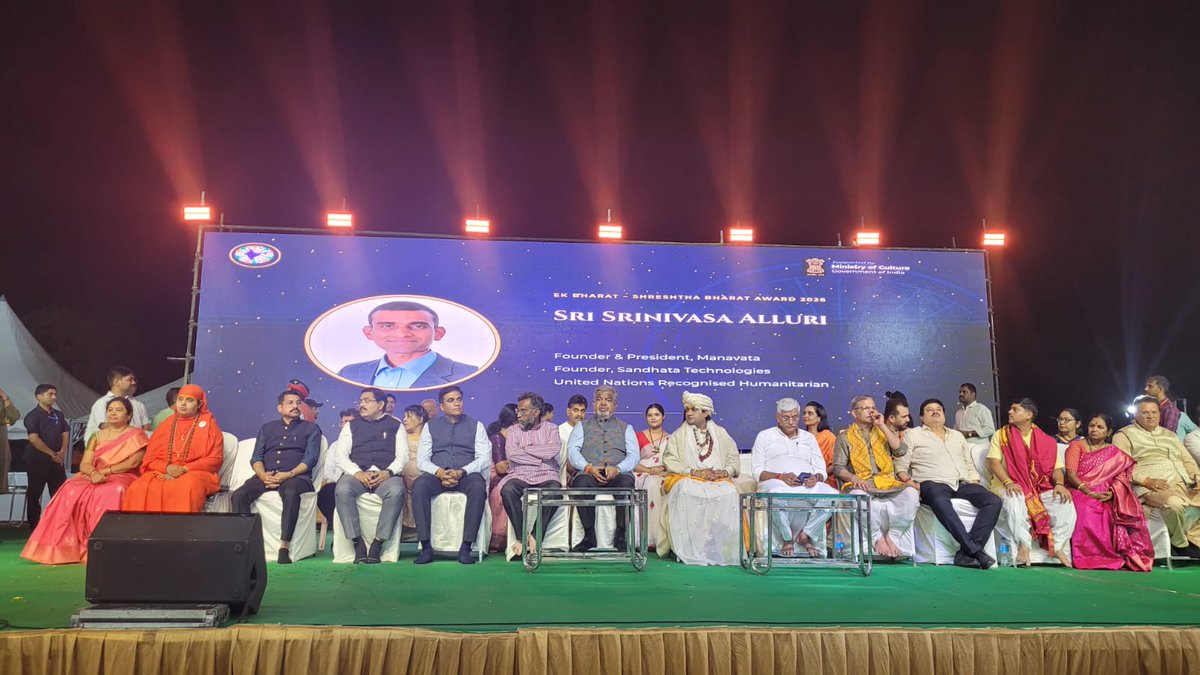 NIEPID's tweet photo. @NIEPID proudly participated in Bharat Ekta Diwas 2026 at Hyderabad, commemorating the 150th Birth Anniversary of Sardar Vallabhbhai Patel. The event was inaugurated by Shri Gajendra Singh Shekhawat, Hon’ble Union Minister of Culture, Govt. of India. 🇮🇳

#EkBharatShreshthaBharat https://t.co/xISXFc38km