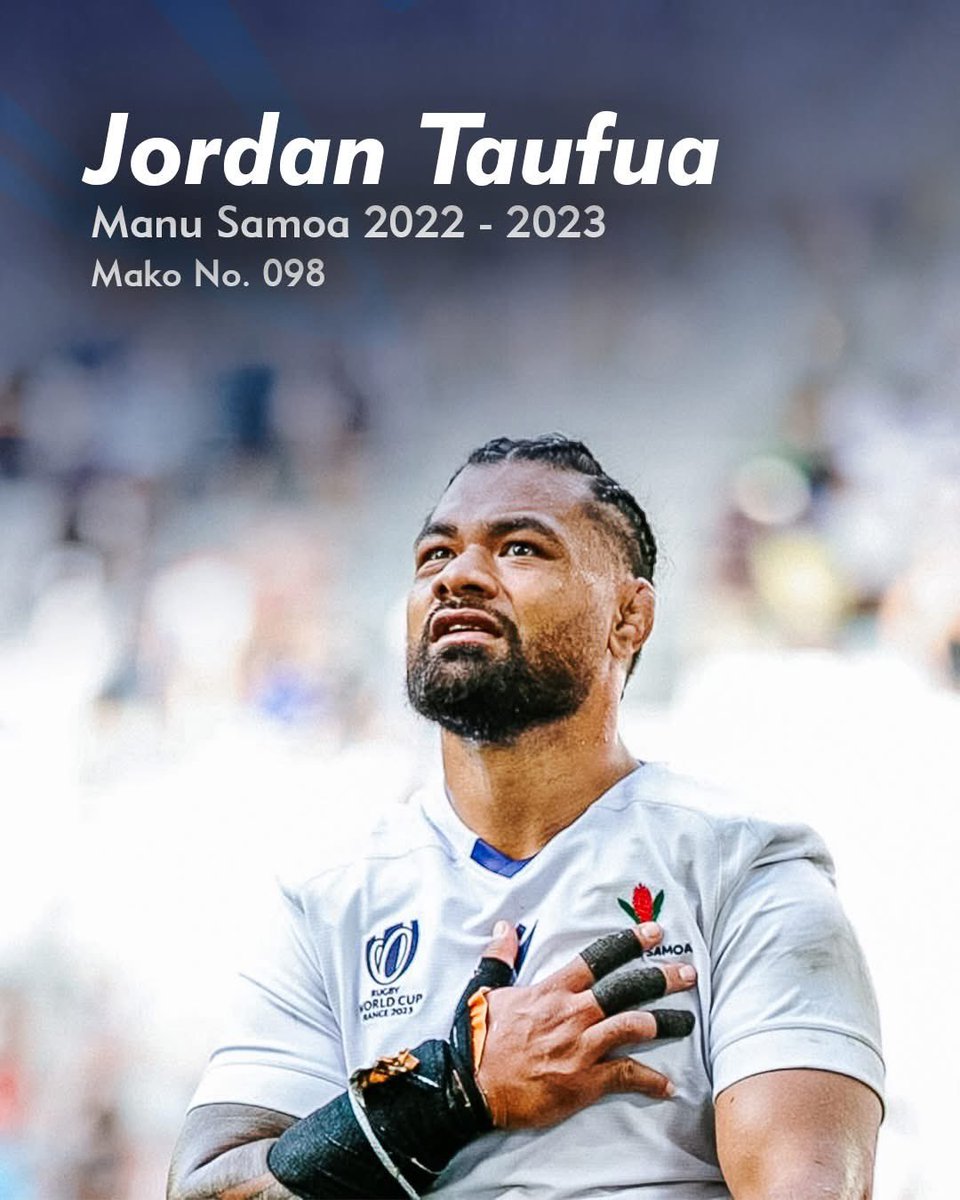 TasmanMako's tweet photo. Tālofa lava! 🌺 This week we celebrate Vaiaso o le Gagana Samoa (Samoan Language Week) by highlighting a handful of players. 

Jordan Taufua
🦈 Mako #98
📍Debut vs @crfu 24.08.12, Trafalgar Park, Nelson
📝 Games : 30
🏉 Points : 20

#SamoanLanguageWeek  #FinzUp 🦈 https://t.co/HNLvrbdFSY