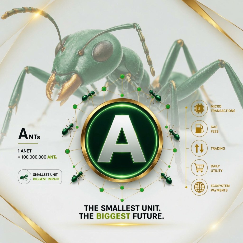 LeftRw32444's tweet photo. Most people still don’t understand the importance of ANTs in A Network.

1 ANET = 100,000,000 ANTs.

Just like Satoshi changed the future of Bitcoin transactions, ANTs can become the foundation of the entire A Network economy.

When mining becomes harder and ANET grows bigger, people will not trade full coins easily anymore… they will trade ANTs.

Micro transactions.
Gas fees.
Trading.
Daily utility.
Future ecosystem payments.

The community is focused on whole coins today…
but smart miners are paying attention to the smallest unit before the world realizes its value.

( Download A Network )

https://t.co/w44v2kRRcY

Use my referral code 👉 ANETRIY

#ANetwork #ANET