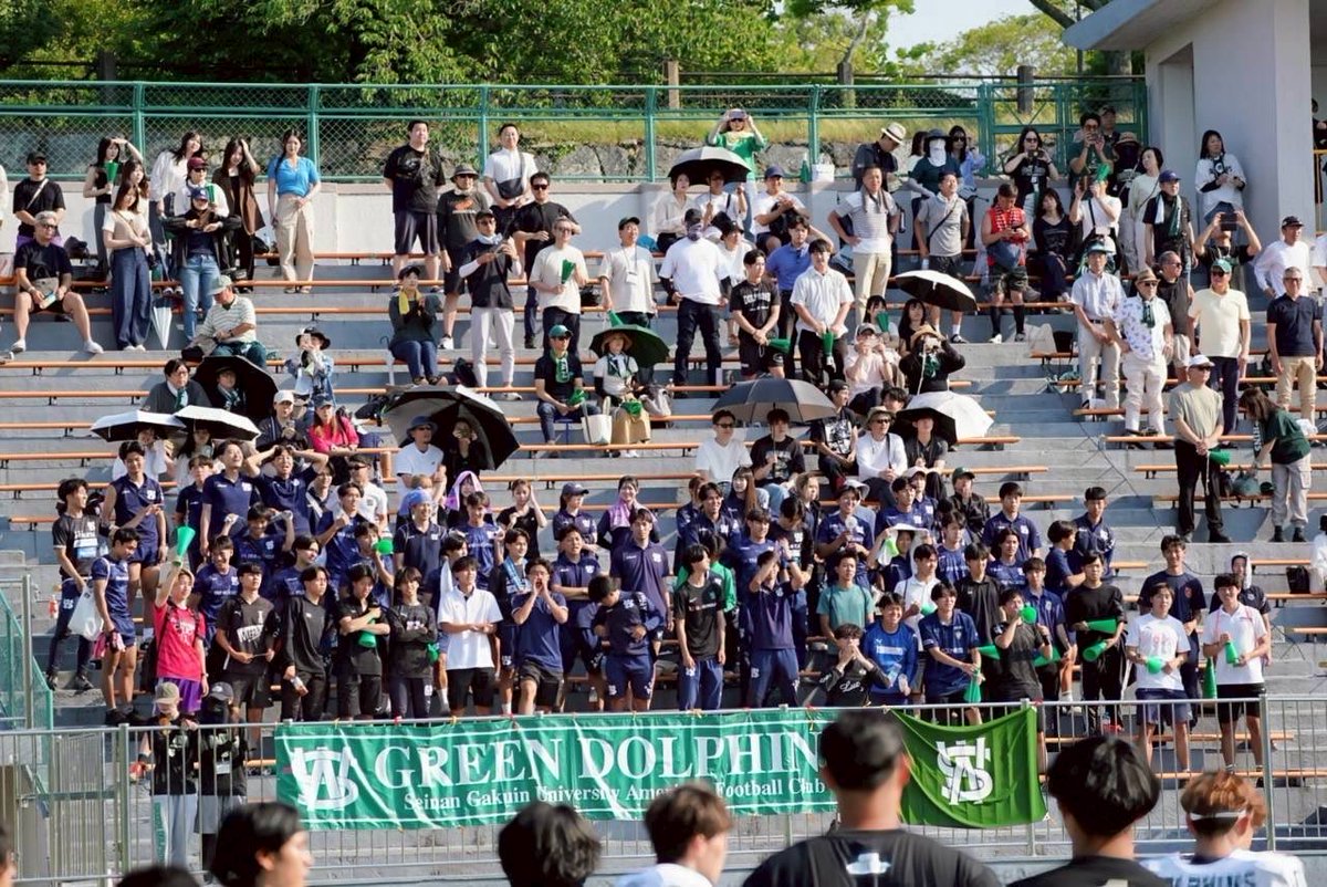 sw_Dolphins's tweet photo. 【vs 九州大学 PALOOKAS】
FINAL SCORE
西南学院大学VS 九州大学
・ 38-21
第50回平和台ボウルで優勝を収めることができました。たくさんの応援、本当にありがとうございました。
秋シーズンも必ず「九州制覇」を成し遂げられるよう、チーム一丸となって精進してまいります。 https://t.co/OJnwcewOwU