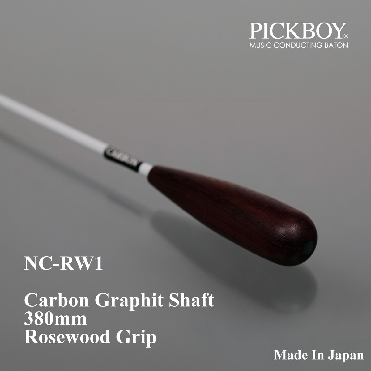 pickboy_baton's tweet photo. 長めのシャフトにより、広い編成でも明確な指示を出しやすく、スケール感のある表現に適している🎉🎉

👉👉木目が美しいローズウッドグリップ✨✨

詳しくは▶️▶️https://t.co/EF7dWS0B5z

NC-RW1

Carbon Graphit Shaft
380mm
Rose Wood Grip

#PickboyConductorBaton #Pickboy指揮棒 #MidWestClinic https://t.co/OKaZmh4aOH