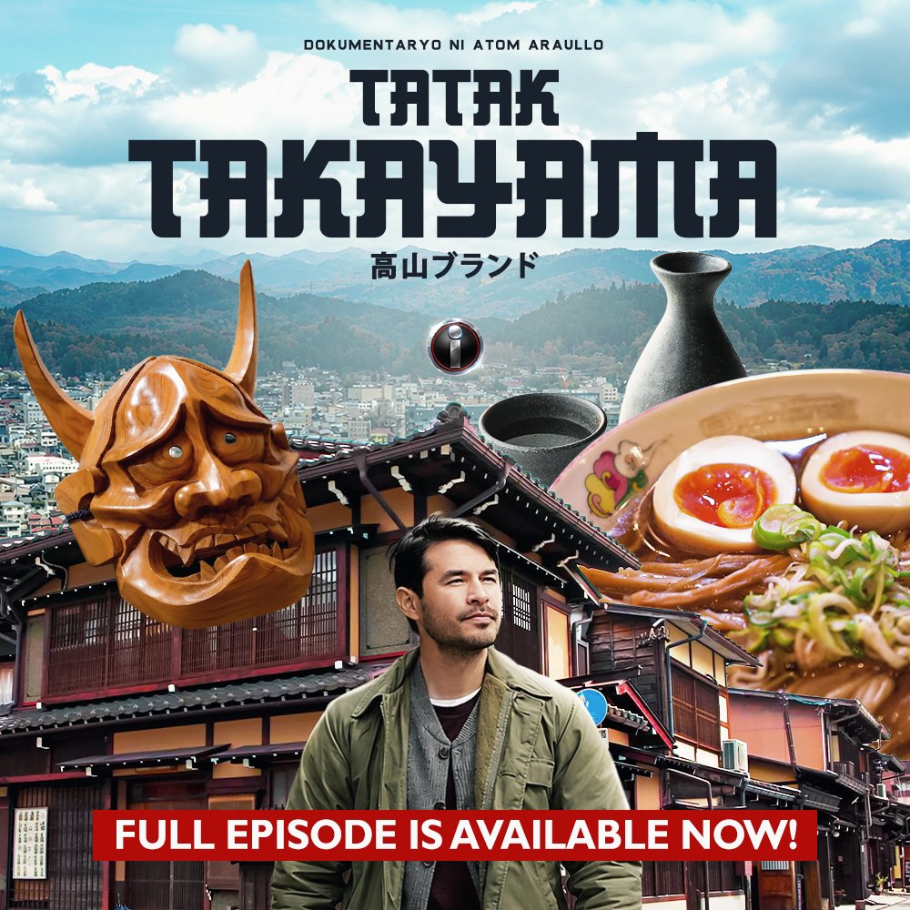 IWitnessGMA's tweet photo. FULL EPISODE IS AVAILABLE NOW!

FULL EPISODE: https://t.co/Ec6vm8MH7D 

#TatakTakayama #IWitness https://t.co/A1wUkrVbvf