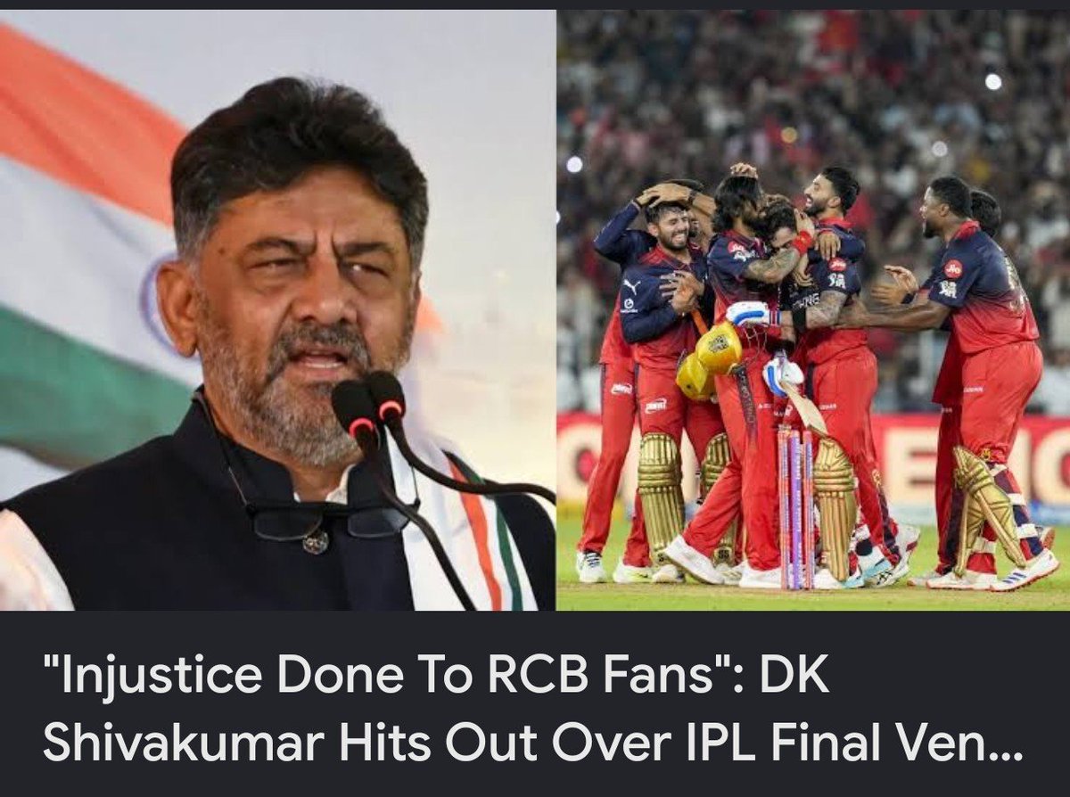 ashunift's tweet photo. @DKShivakumar aren't you the one who arm twisted IPL for shameless free loading of tickets and now complaining when the final got shifted from Bengaluru? This is the least that could have been done. Hope people from Karnataka remember this and hold you accountable https://t.co/FXTlTuC9Bp