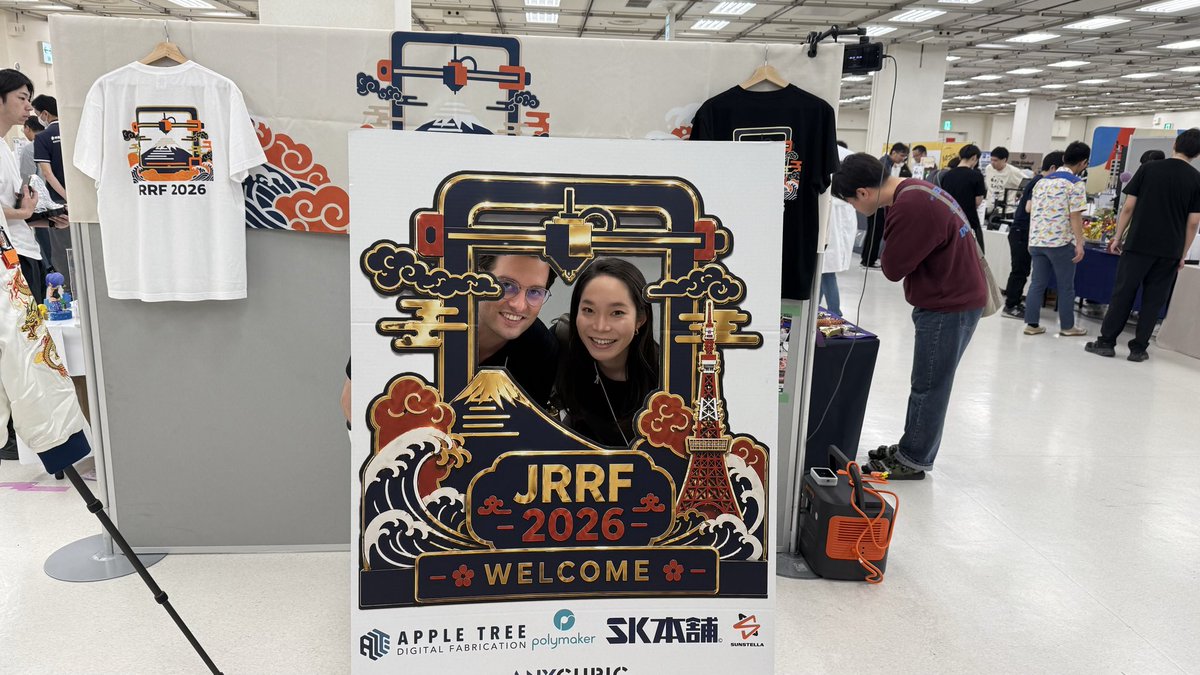 SabreDesign's tweet photo. Thanks to all for the amazing time! So wonderful meeting all of you ❤️ 

Special thanks to @YuTR0N for organizing such a successful event and @snapmaker for letting me print my designs on the U1 🙏 https://t.co/GxcogndHDt