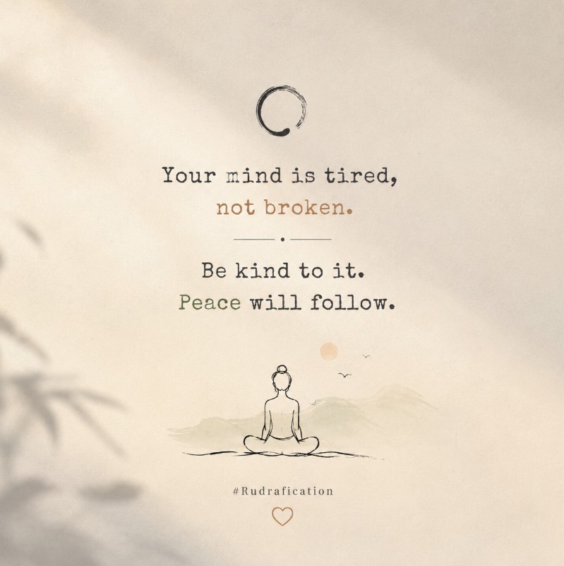 ShivRudransham's tweet photo. Some battles don’t leave scars.
They leave silence, overthinking, and tired eyes.

Take a deep breath.
Your mind deserves peace too. 🤍

#Rudrafication #MentalPeace #Healing #Meditation #InnerPeace #Overthinking https://t.co/QmUHgbMBOt