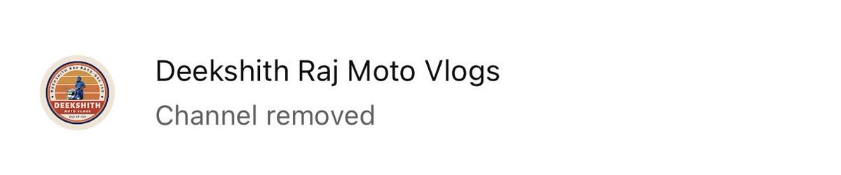 DeekshithrajB's tweet photo. @YouTube @YouTubeIndia my channel got removed without any proper reasons, I hardly post content on it. 
Need help with this. #youtube #channelremoved #needhelp https://t.co/UtdugztZ12