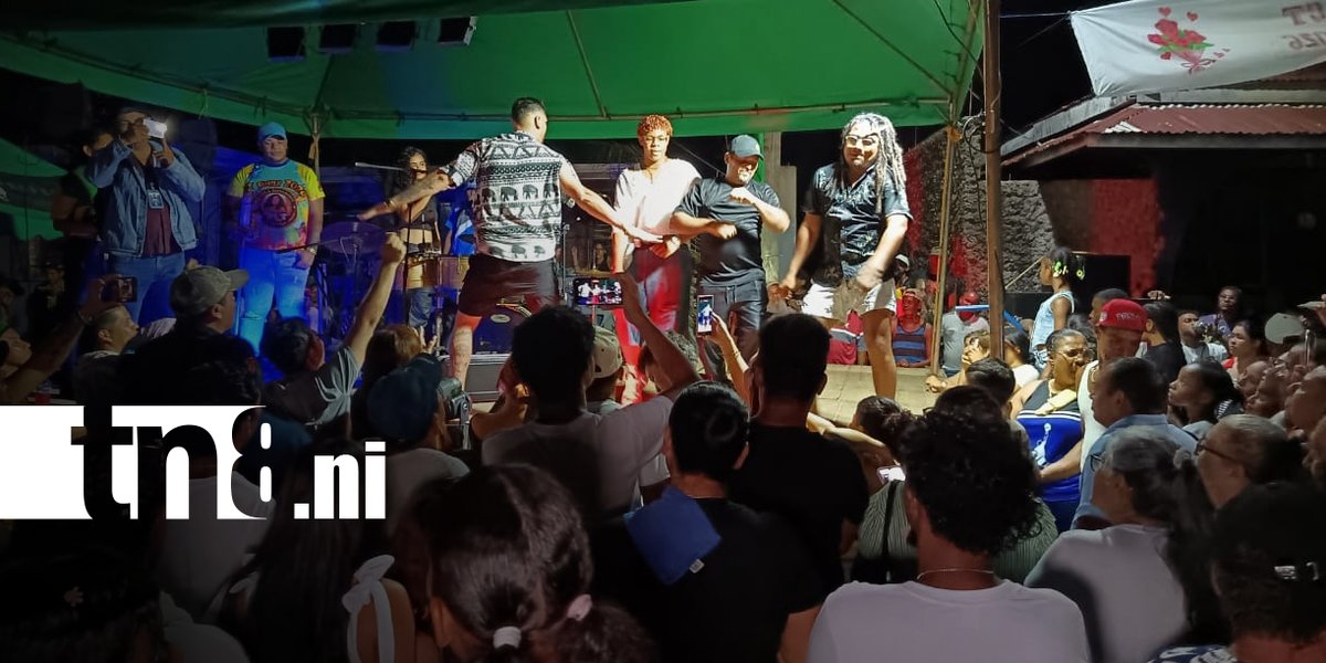 canaltn8's tweet photo. #AHORA | A pocos minutos de iniciar el tradicional Tulululú. Con esta actividad se da el cierre de las festividades del May Pole. 

Este año, el arco y recorrido parten del barrio Cotton Tree hacia el barrio Old Bank.

#Nicaragua #MayPole https://t.co/iHVD3t2TIs