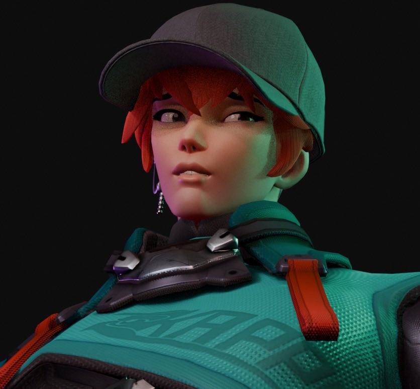 lagotics's tweet photo. @pantennna tbh, I just think he suffers from in game lighting a lot. He looks rlly cute in a lot of the map hero select screens bc his face is well lit. In others though, when the light is hitting him from above? It forces rlly hard / jarring contrast on his face. Bc he looks fine ⬇️ https://t.co/Fhvpu8sp71