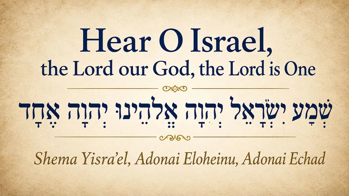 AquilaReport's tweet photo. The Shema and the Gospel
The evidentiary mode of explaining the Gospel.
https://t.co/i5eQXRk5te https://t.co/SaGnObJaJ7