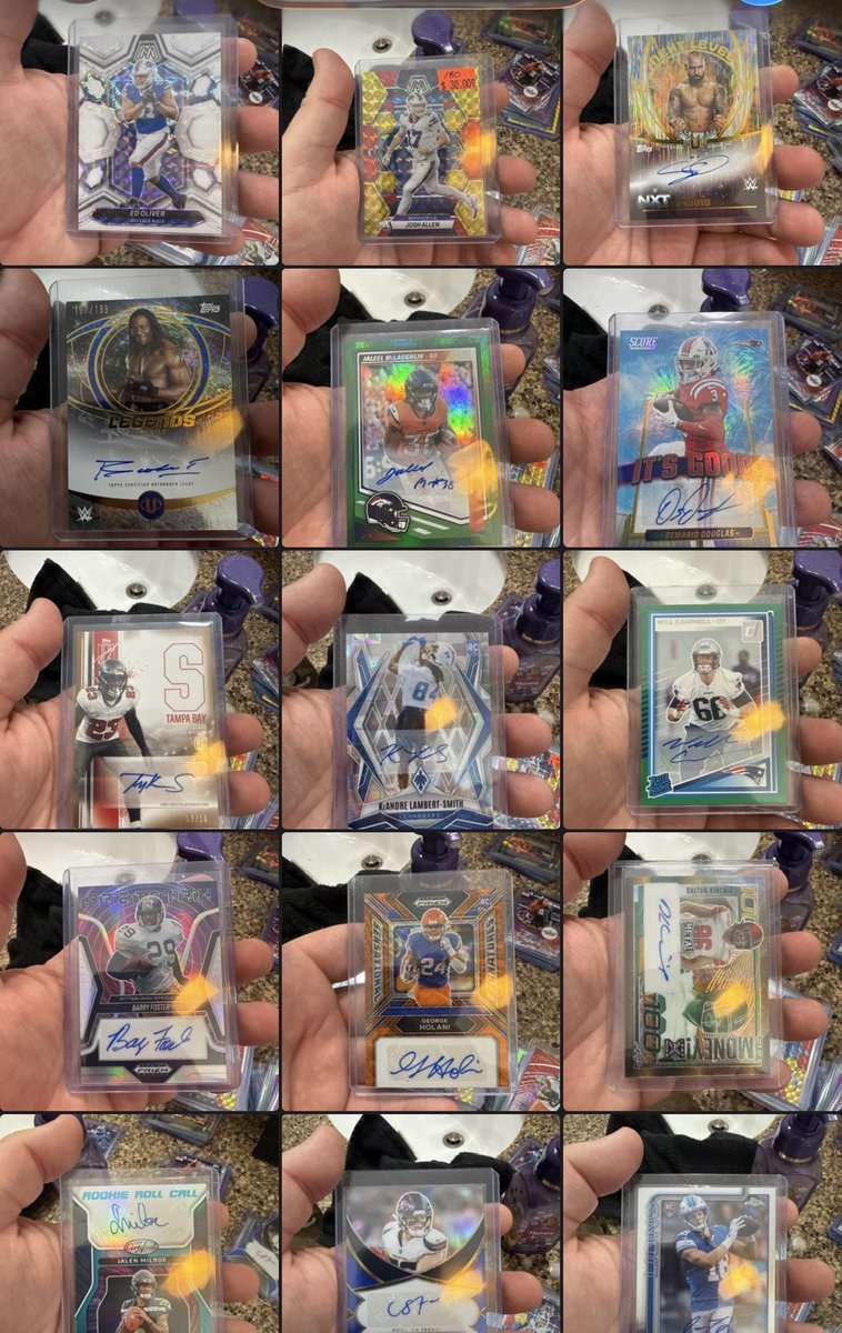 SimpleJack's tweet photo. I'm doing the same. I started cataloging my cards this weekend. I'm about 10% through. Then I have, I don't know, 50 to 60,000 comics that are back imported from the 1970s to today. I will not be able to part with everything, but I will try to muster up the courage to do so.

Hardly anything is greater so if I sent to PSA and they are in good shape to double triple the value. Shares and ITM leaps seem like they might be on my menu.

I am a collector in every sense of the word and not a flipper at all. Comics taught me the meaning of diamond handing when I was five.

The Allen rainbow stays with me forever. I can’t bare to part with that, like I said, I’m a completion list and I’m still missing several cards before I die. I’m finishing that fucker.