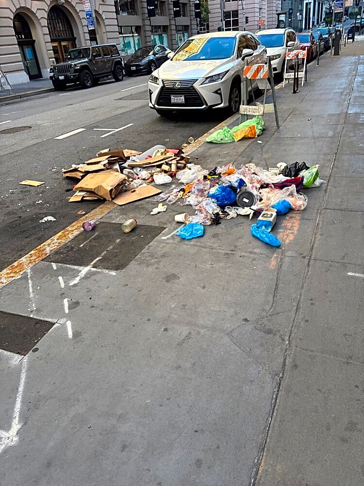 solve_sf's tweet photo. A couple of the 789 trash reports from today (so far). https://t.co/avn2bPOE0A