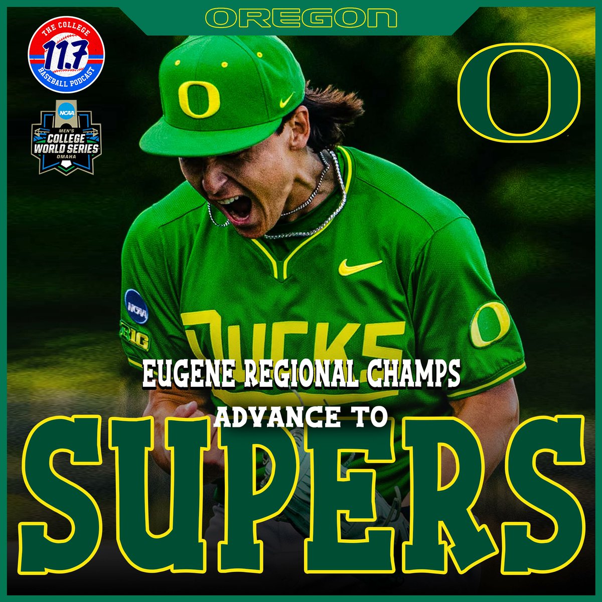 11point7's tweet photo. Oregon sweeps the Eugene Regional

Ducks will advance to Supers for the 4th time in program history https://t.co/gUwcFXLJQW