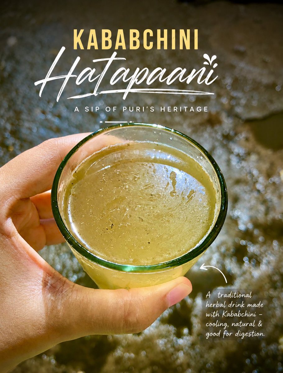 ipsitamahapatr3's tweet photo. Hidden in the streets of Puri is a simple traditional drink called “HATAPAANI”

Traditionally made with natural herbs, flowers, spices, seeds, and local ingredients, it’s a refreshing drink that people have enjoyed for generations. (1/3)
#puri #hatapaani https://t.co/4mWoUFVFvM