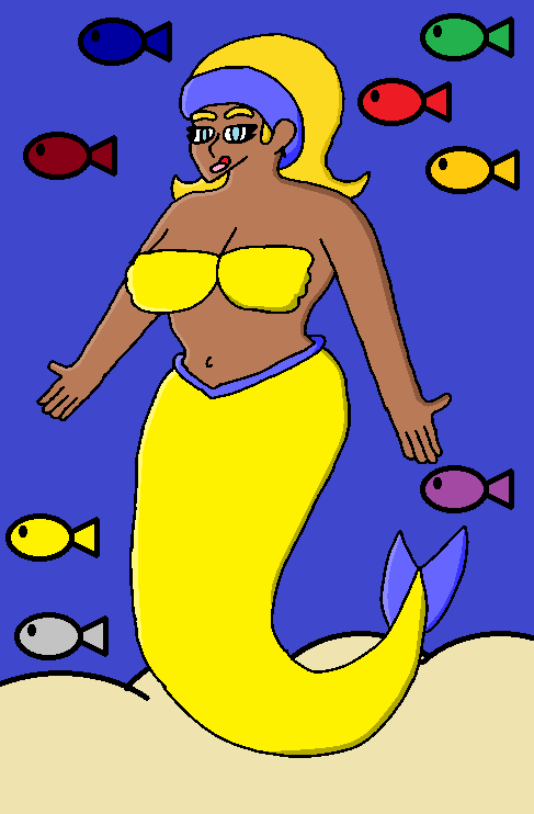 SuperPacMario64's tweet photo. Human Blondie Mermaid #mermay #mermaid #mermay2026 https://t.co/oEqEbIDJfl