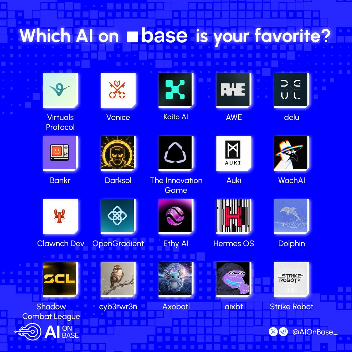 AI on Base tweet media