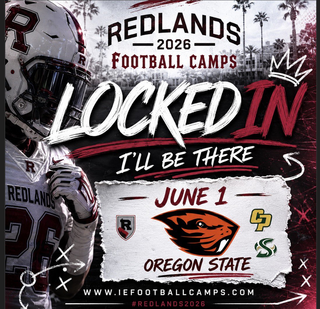 thatoneexx's tweet photo. Keeping it going strong through this summer camp circuit. Every rep counts. Stay locked in.
See you tomorrow at Redlands. https://t.co/M8CEvlwWLx