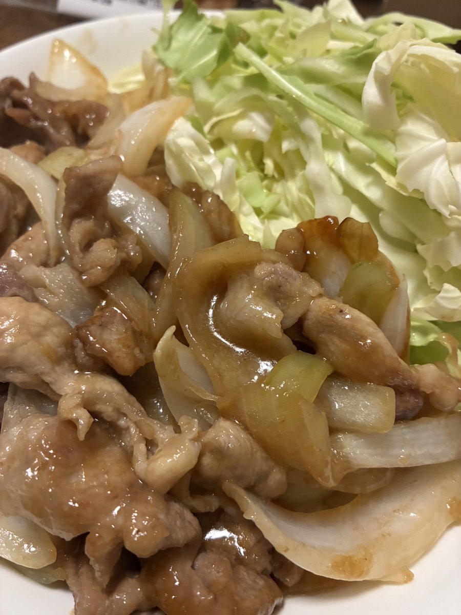 Mindyjp2's tweet photo. 冷やし中華と特製生姜焼き🥩
とても美味しかったです！ https://t.co/15fqSWgtBJ
