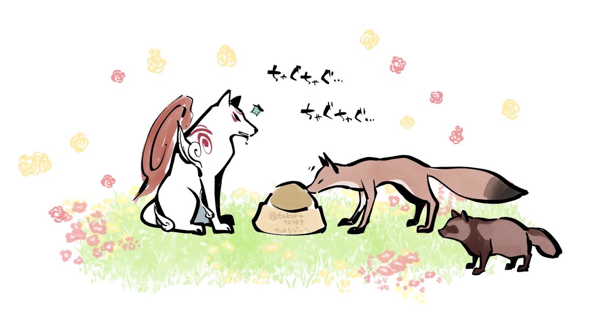 takara12345's tweet photo. 大神の落書き=＾・ω・＾= https://t.co/dkVkaCQC6a