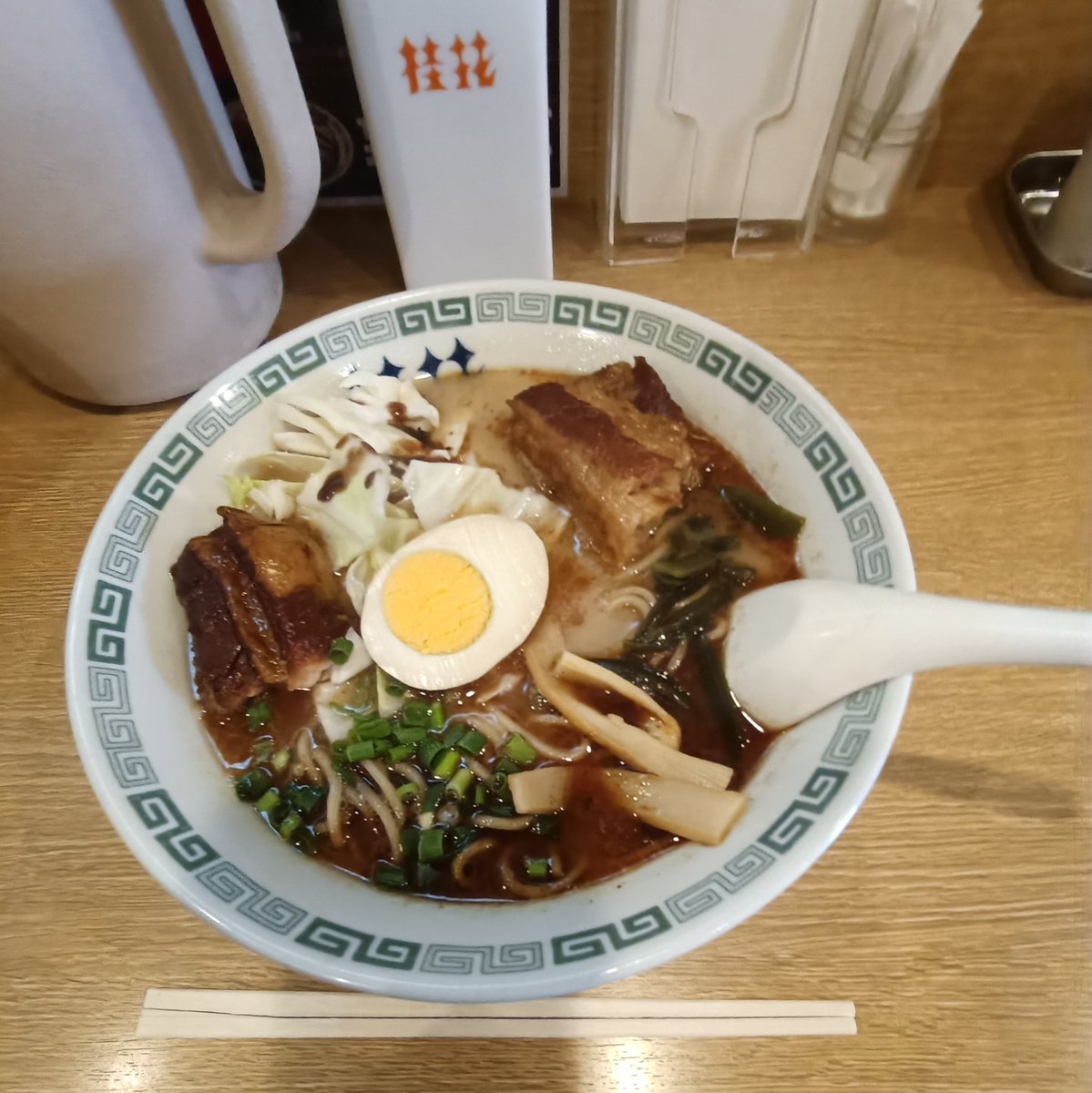 ulr5tk's tweet photo. 桂花ラーメン 
新宿西口店

太肉麺 (ターローメン)

久しぶりに食べました､
美味しゅうございました｡ https://t.co/AQ2uFOcaQk