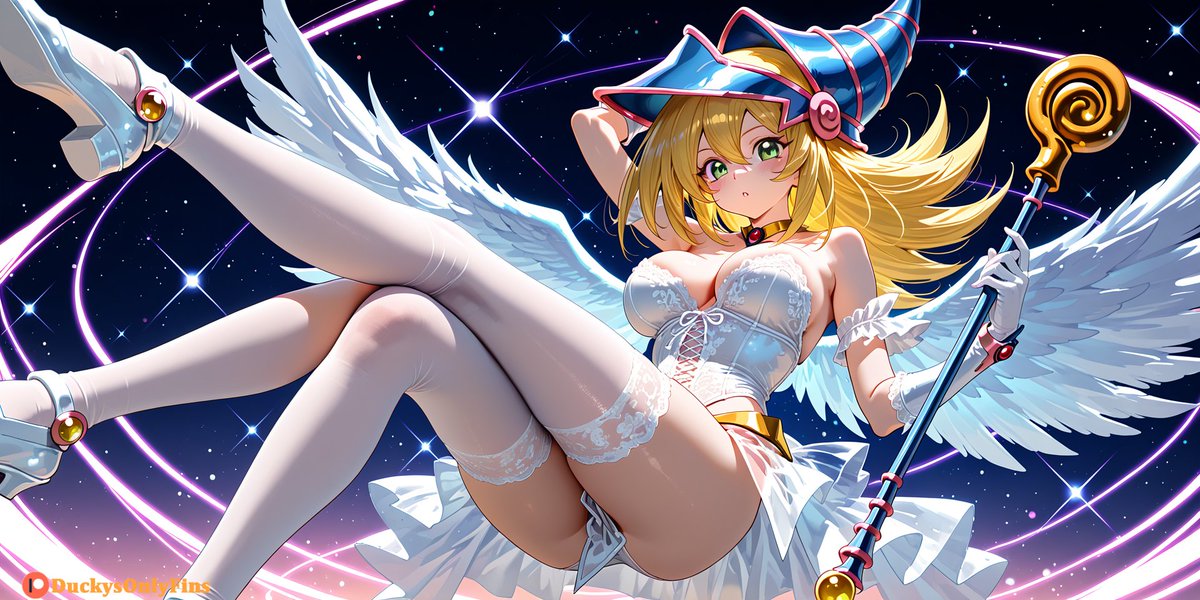DuckyKnight1990's tweet photo. Dark Magician Girl is ready to walk down the aisle in her stunning bridal-inspired gear! 💍✨ Which version is your favorite?

Comment below with who you want to see next!

#Waifu #DarkMagicianGirl #AnimeArt https://t.co/AijInhSk6T