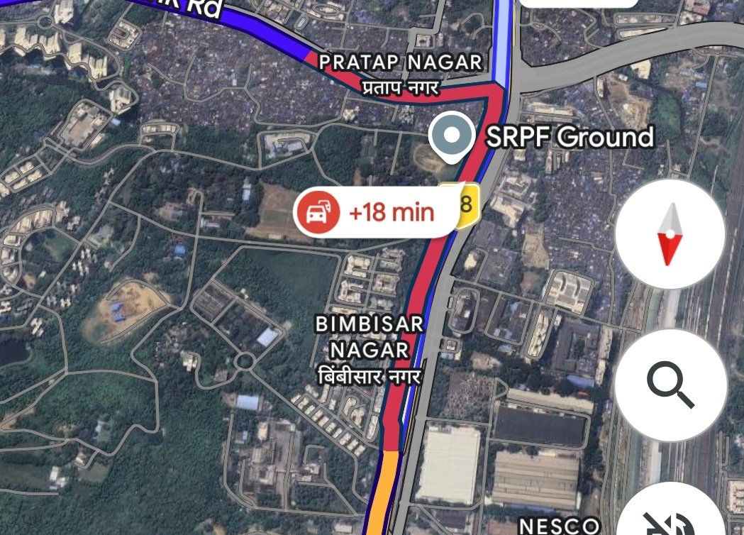 hemant082's tweet photo. @CMOMaharashtra @MTPHereToHelp @MMRDAOfficial 
Heavy traffic Jam on Western Highway from Goregaon Mahananda Dairy to JVLR towards Powai
Many Offices peoples,Buses,Ambulances stuck on Road https://t.co/zyHRJHRjEW