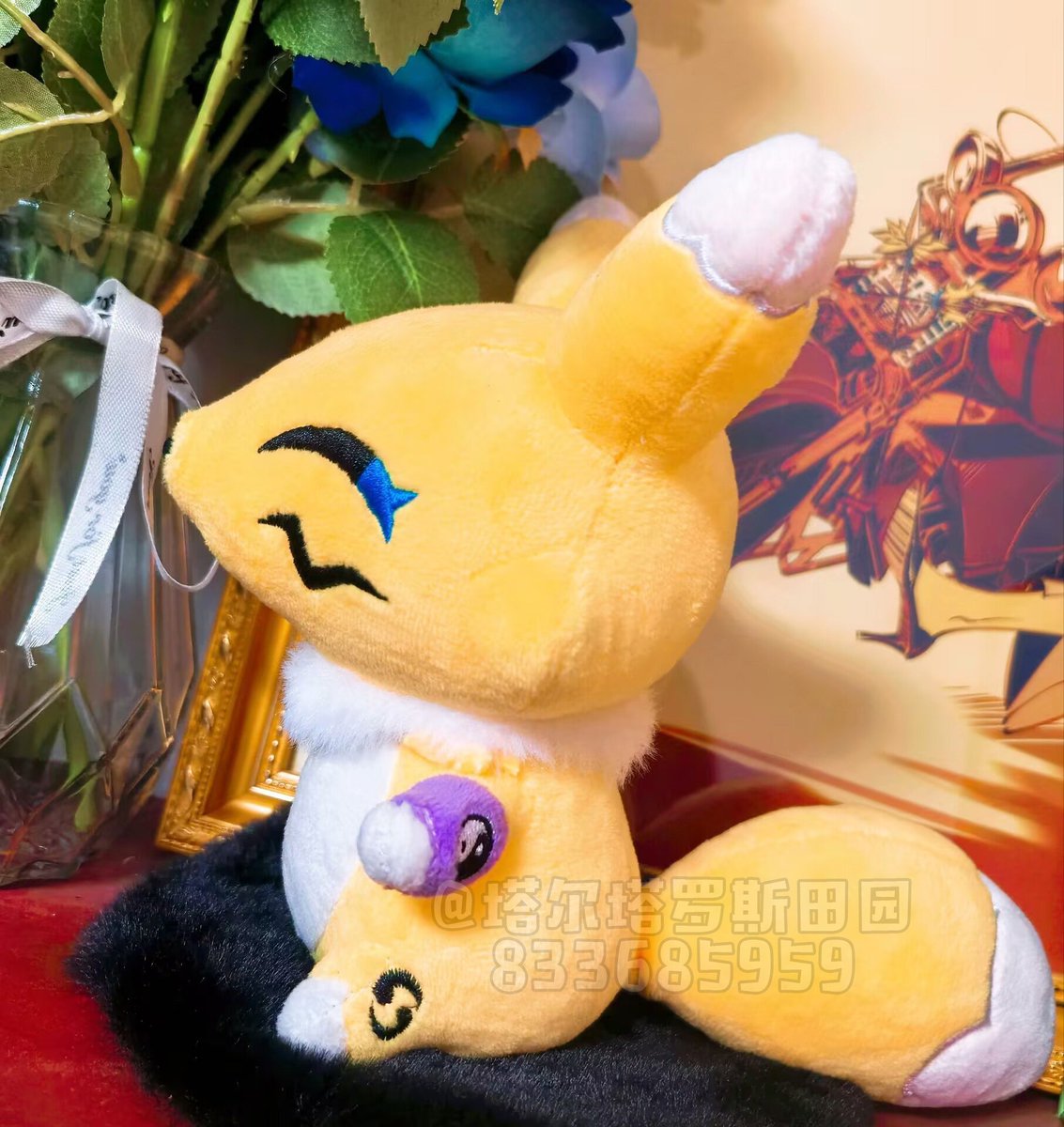 youzaiyouzai112's tweet photo. The Renamon plush we made is now available for pre-order. The purchase method is in the comments section. Everyone is welcome to show your support!🦊 https://t.co/oJfzOb2qRY
