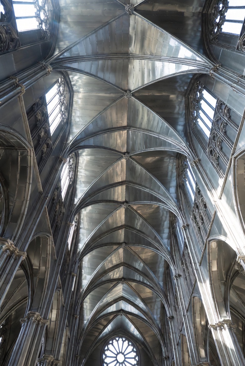 DanielBehiels's tweet photo. @elonmusk Stainless steel gothic vaulted cathedrals on the moon could be stunning. 3d print the icons from lunar regolith… https://t.co/CSgVmpPyse