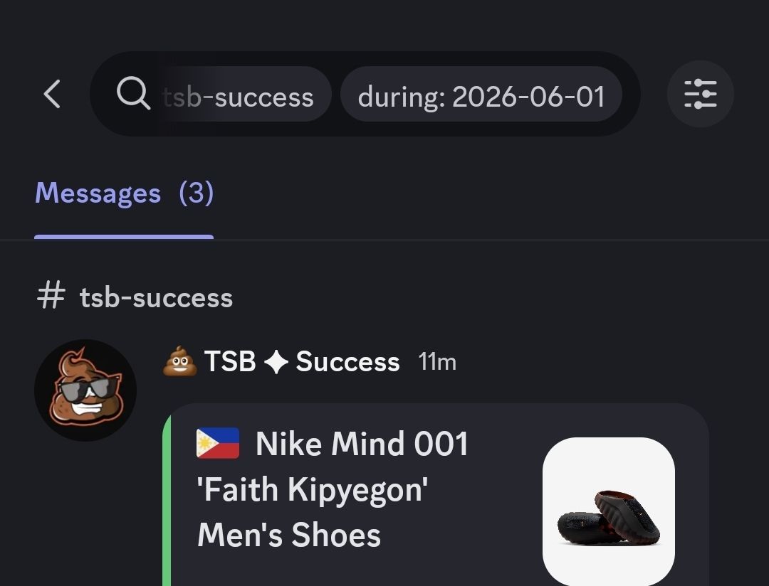 the_shitbot's tweet photo. 1 nike ph selection SECURED. how is that didn't get 'em L-screen treating you? yo @kits5791 lowkey just woke up to this faith kipyegon win fr. while manuals hit hcaptcha walls we glided past entry filtration to get SELECTED FOR PURCHASE ngl https://t.co/BuYxtiG837