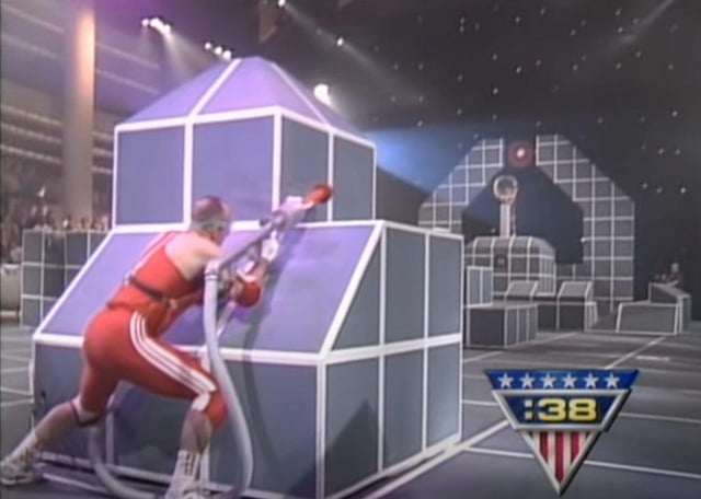 DamienSees's tweet photo. @TheMekon_Venus First thought was American Gladiators. https://t.co/SpjCa9CnCR
