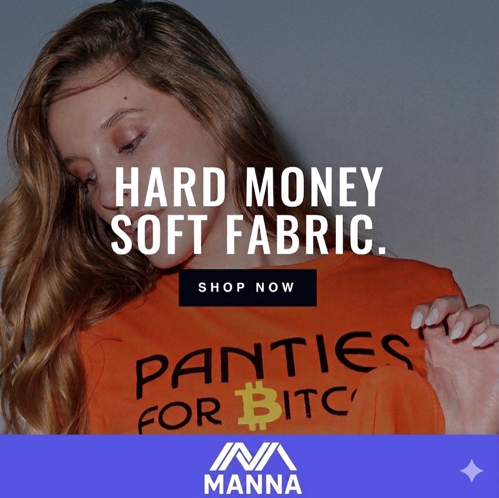 MannaBitcoin's tweet photo. It's #MannaMonday!

⚡️Bitcoin Merchant Spotlight Giveaway⚡️

To showcase Panties for Bitcoin apparel, we're teaming up with @PantiesBitcoin to give away your choice of a free set(a bra & a panty) or a men’s boxer.

To enter, screenshot the item you want from their shop & share it in a comment below.
