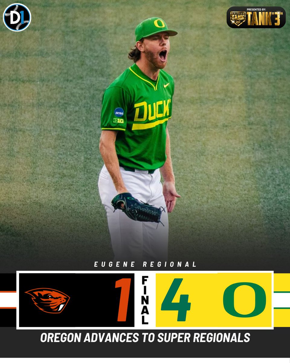 B1G_D1Baseball's tweet photo. .@OregonBaseball IS SUPERS BOUND ONCE AGAIN 🦆 

🤝 @soldier_sports https://t.co/10l96ZToBD
