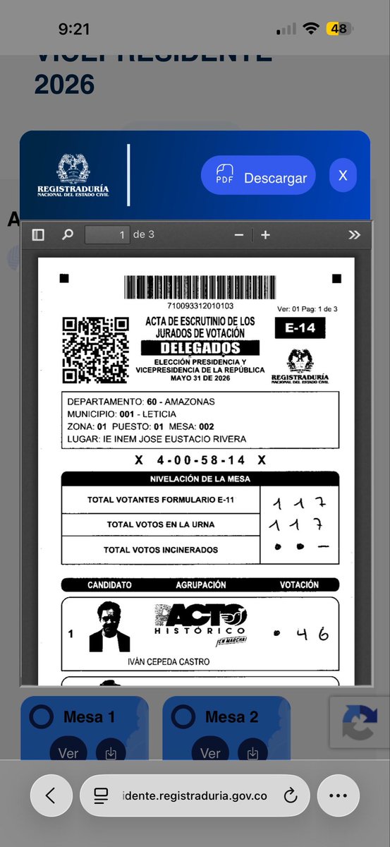 AndersonVeitia's tweet photo. #FraudeElectoral increíble https://t.co/ind8WM3aeS