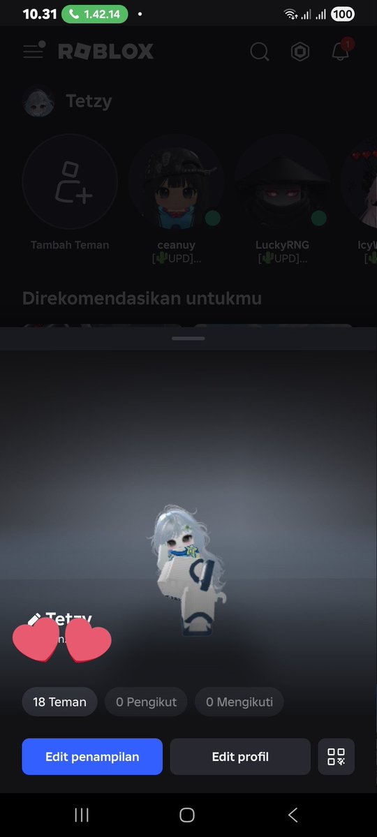 stroberisad's tweet photo. wts akun roblox
-akun pribadi
-ava lucu2
-on mic verif age 21+
#zonauangㅤ #zonauangㅤ https://t.co/Z9txeGwsLb
